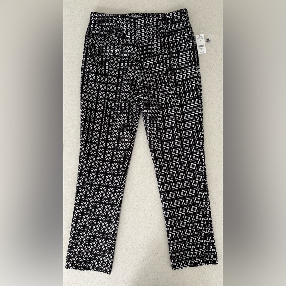 Geometric Ankle Pants Size 6
